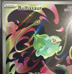 Pokemon Bulbasaur IR Mega Evolution 133/132 English - NM+ STAMPED BOX TOPPER - Image 5