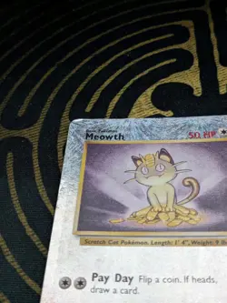 Meowth Legendary Collection 53/110 Pokemon Reverse Holo 2002 - Image 3