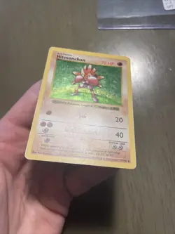 1999 Classic - Base Set Hitmonchan Shadowless Rare Holo #7 - Image 4