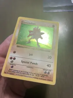 1999 Classic - Base Set Hitmonchan Shadowless Rare Holo #7 - Image 5