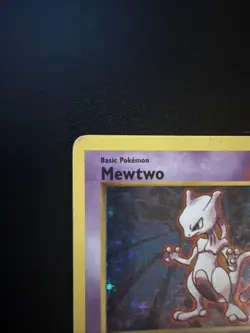 Mewtwo - Pokemon SHADOWLESS 10/102 Base Set HOLO - MP - Image 2