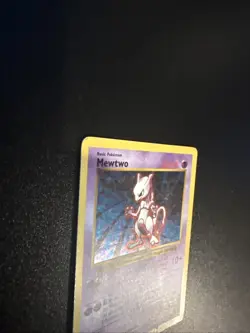 Mewtwo - Pokemon SHADOWLESS 10/102 Base Set HOLO - MP - Image 3
