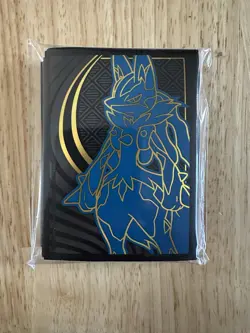 Pokemon ETB Sleeves - Mega Evolutions Lucario - Image 1