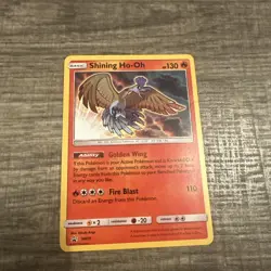Pokemon TCG Shining Ho-Oh SM Black Star Promo SM70 Promo MP! - Image 1