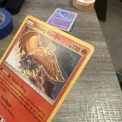Pokemon TCG Shining Ho-Oh SM Black Star Promo SM70 Promo MP! - Image 3