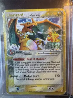Pokemon TCG Charizard Crystal Guardians Stamped Reverse Holo Rare 4/100 (HP) - Image 1