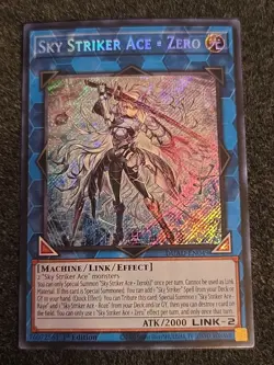 Yu-Gi-Oh! Sky Striker Ace = Zero DUAD-EN049 Secret Rare 1st Edition NM - Image 1