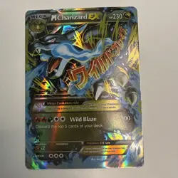 Mega Charizard EX Pokemon Card 108/106 Holo Rare Wild Blaze 2016 - Image 2