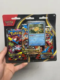Mega Evolutions Pokemon Triple Booster Pack w/ Promo Foil Card - Image 3