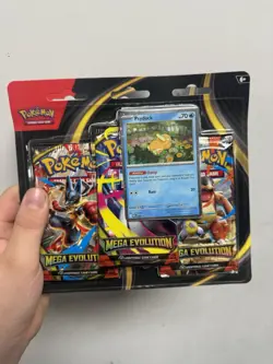 Mega Evolutions Pokemon Triple Booster Pack w/ Promo Foil Card - Image 4