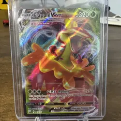 Pokemon TCG Flapple VMAX Ultra Rare Card 019/163 SWSH Battle Styles - Image 1