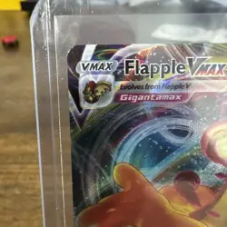Pokemon TCG Flapple VMAX Ultra Rare Card 019/163 SWSH Battle Styles - Image 2