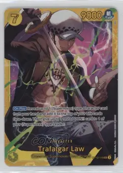 2025 One Piece Card Game: Royal Blood OP10 SEC English Trafalgar Law #OP10-119 - Image 1