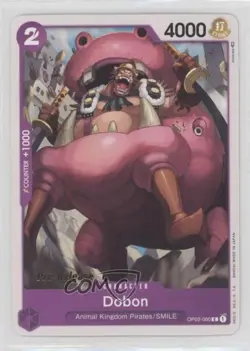 2022 One Piece Card Game: Paramount War OP02 Pre-Release Dobon #OP02-080 - Image 1