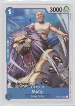 2022 One Piece Card Game: Paramount War OP02 Pre-Release Mohji #OP02-060 - Image 1