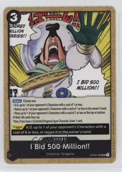 2023 One Piece Card Game: Awakening of the New Era OP05 I Bid 500 million!!! - Image 1
