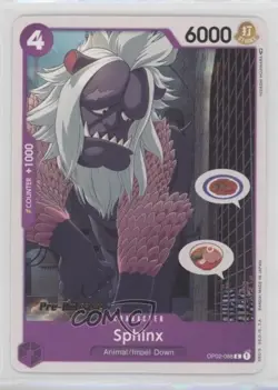 2022 One Piece Card Game: Paramount War OP02 Pre-Release Sphinx #OP02-088 - Image 1