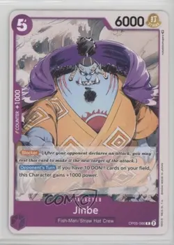 2023 One Piece Card Game: Awakening of the New Era OP05 Jinbe #OP05-066 - Image 1