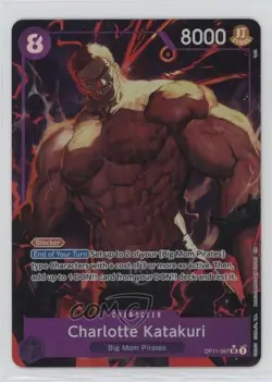 2025 One Piece Card Game: A Fist of Divine Speed OP11 Charlotte Katakuri - Image 1