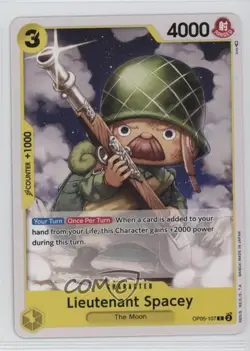 2023 One Piece Card Game: Awakening of the New Era OP05 Lieutenant Spacey - Image 1