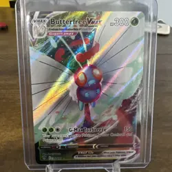 Pokemon TCG Butterfree VMAX Darkness Ablaze Holo Ultra Rare Card 002/189 - Image 1