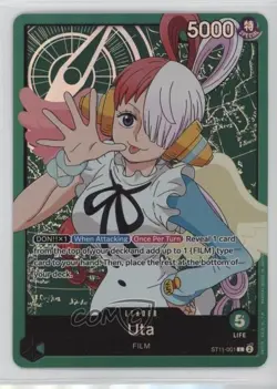 2024 One Piece Card Game: Starter Deck: Uta ST11 Japanese L Uta #ST11-001 - Image 1