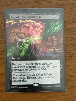 Behold The Sinister Six PAX Promo Card + Variant Comic - MTG / Spiderman - Image 3