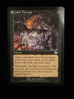 MTG Magic the Gathering Cabal Therapy (62/143) Judgment MP - Image 1