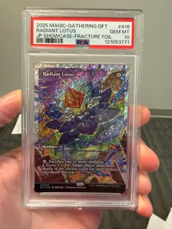 Radiant Lotus JP Showcase Fracture Foil MTG Aetherdrift PSA 10 Gem Mint #416 MT - Image 3