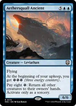 Aethersquall Ancient #174 Modern Horizons 3 Commander O25 MTG LEVIATHAN MAGIC R - Image 1