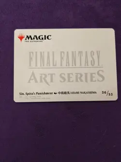 #36 Sin, Spira's Punishment 36/53 Final Fantasy Art Series MTG Card - Image 2