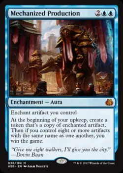 MTG English Mechanized Production NM Foil Aether Revolt - Image 1