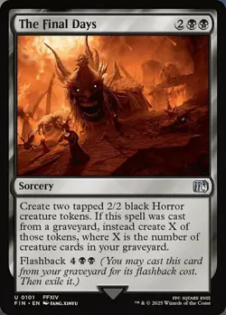 1x The Final Days - Foil MTG Final Fantasy NM Magic Foil - Image 1
