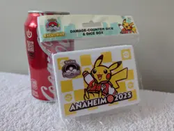 Pokemon TCG Worlds Anaheim 2025 Damage Counter & Dice Box MIP - Image 2