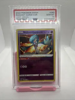 2022 POKEMON SWORD & SHIELD LOST ORIGIN #069 RADIANT GARDEVOIR PSA 10 - Image 1