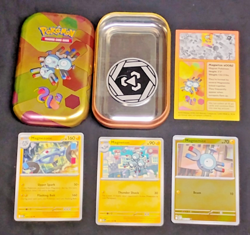 Pokemon Magneton 046/132 Magnezone 047/132 MEGA EVOLUTION w 151 EMPTY Mini Tin - Image 1