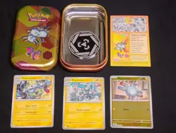 Pokemon Magneton 046/132 Magnezone 047/132 MEGA EVOLUTION w 151 EMPTY Mini Tin - Image 3