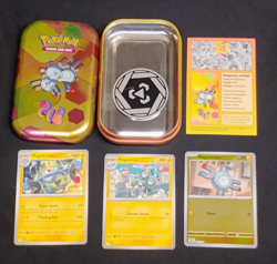 Pokemon Magneton 046/132 Magnezone 047/132 MEGA EVOLUTION w 151 EMPTY Mini Tin - Image 4