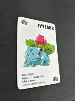 KFC Vintage 1998 Nintendo Pokemon Ivysaur Mini Card Gotta catch em all - Image 2