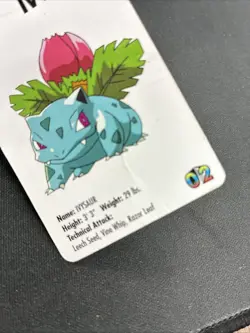 KFC Vintage 1998 Nintendo Pokemon Ivysaur Mini Card Gotta catch em all - Image 5