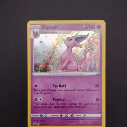 Espeon - SWSH174 Black Star COSMOS HOLO PROMO card 2021 Pokemon TCG - LP+ - Image 1