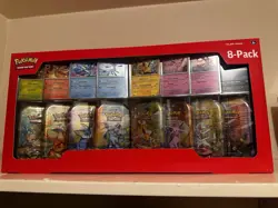 Pokemon Prismatic Evolutions 8 Mini Tins 3-Pack Costco Bundle Lot Of 3 - Image 1