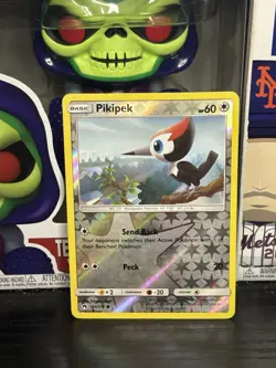 Pokemon TCG Sun & Moon Lost Thunder - Pikipek #164/214 - Reverse Holo Card - Image 1