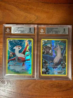 2015 Pokemon XY78 XY79 Latias Latios Black Star Promo BGS 8 SEQUENTIAL - Image 1