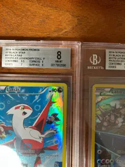 2015 Pokemon XY78 XY79 Latias Latios Black Star Promo BGS 8 SEQUENTIAL - Image 4