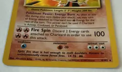 Charizard - 4/102 Base Set Unlimited Holo Rare Pokemon - Moderately Played - Image 2