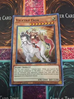 Yugioh Valkyrie Erda MP20-EN089 Super Rare 1st Edition Near Mint - Image 1
