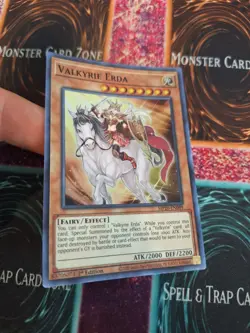 Yugioh Valkyrie Erda MP20-EN089 Super Rare 1st Edition Near Mint - Image 2