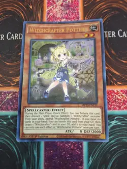 Yugioh Witchcrafter Potterie MP20-EN219 Ultra Rare 1st Edition Near Mint - Image 1