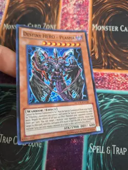 Yugioh Destiny HERO - Plasma LCGX-EN134 Super Rare 1st Edition Near Mint - Image 2